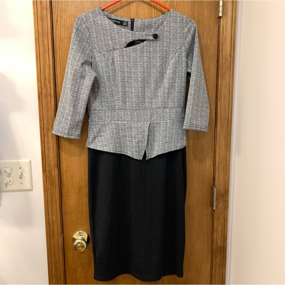 Homeyee dress, 80s wall street vibes US 8, large